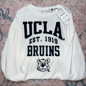 Zara Long Sleeve Top UCLA Edition